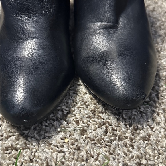 Alfani Black Ankle Booties with  double Zipper Detail - Picture 10 of 12